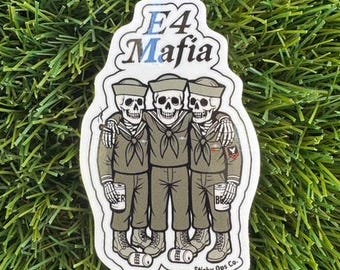 E4 Mafia – Skeleton Sailors Sticker