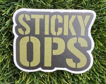 Military Stencil Logo Sticker