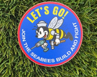 Let’s Go – Join the Seabees Sticker