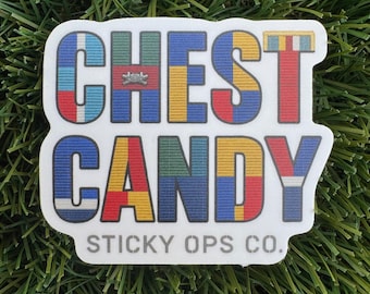 Chest Candy – Ribbon Rack Sticker