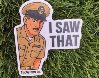 Navy Chief Sticker - I Saw That