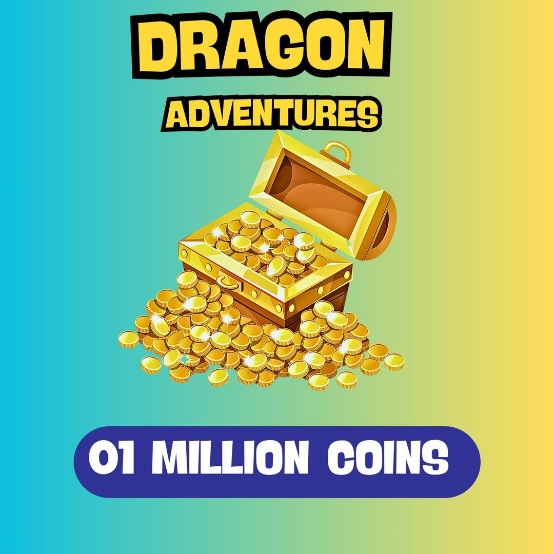 ドラゴンアドベンチャーコイン｜100万枚｜Etsyで最安値