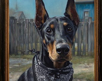 Custom Pets Oil Painting Hand-painted Canvas Portrait Art From Photo Commission Loss Memorial Personalized dog Lover Gifts Birthday Present