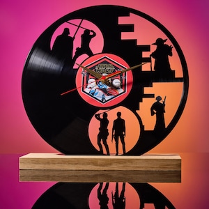 Star Wars Movie Vinyl Record Clock - Star Wars Gift for Kids, Starwars Characters Desk Clock, Star Wars Movie Art, Kids Room Decor for Him