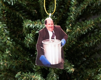Kevin Malone Tree Ornament - Kevin Eating Chili