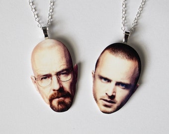 Walter White and Jesse Pinkman Friendship Necklaces