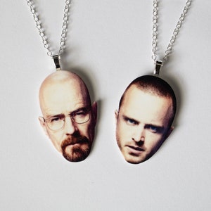 Walter White and Jesse Pinkman Friendship Necklaces