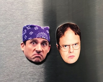 Prison Mike and Dwight Schrute Magnet Set