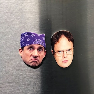 Prison Mike and Dwight Schrute Magnet Set