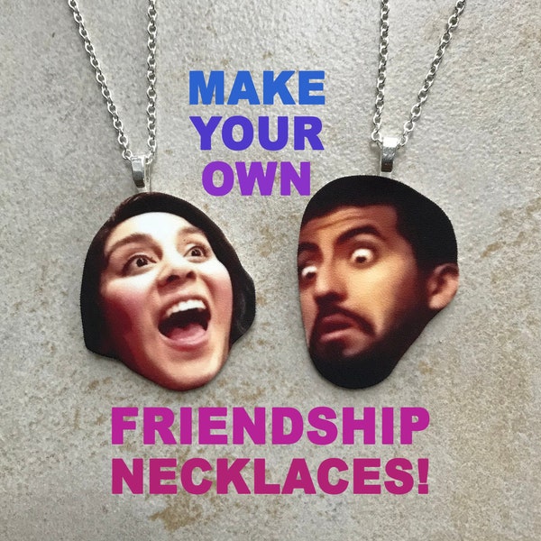 Custom Friendship Necklaces or Keychains