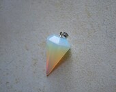 Opal Pendulum Gemstone Pendant Necklace Choker