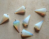 Large Opal Pendulum Gemstone Pendant Necklace Choker