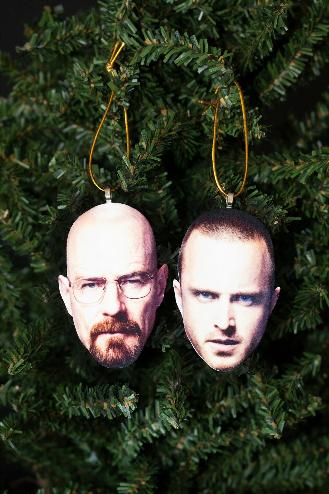 Walter White and Jessie Pinkman Christmas Tree Ornaments - Etsy