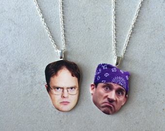Dwight and Michael Friendship Necklaces