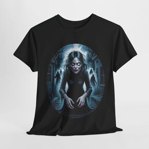 Gothic Horror T-Shirt, Vintage Gothic Tee, Unisex Cotton Top, Dark Occult Clothing, Halloween Apparel