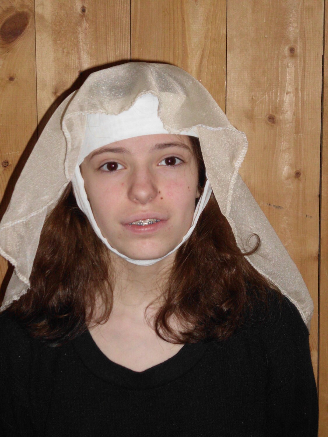 Medieval Head Rails Medieval Head Rail Set in White Includes Veil, 2 Bands, and a Set of 6 ...