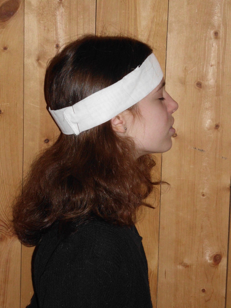 Medieval Head Rails Medieval Head Rail Set in White Includes Veil, 2 Bands, and a Set of 6 ...