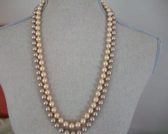 Joan Rivers faux pearl necklaces, set of two