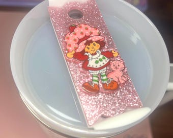 strawberry shortcake 40oz tumbler topper