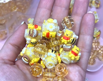 Pooh honey set beads