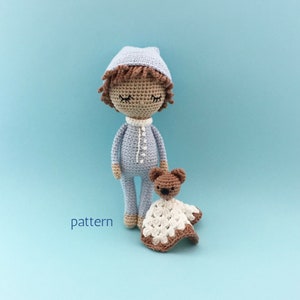 Vincent | Crochet Doll Pattern, Amigurumi Doll Pattern, Amigurumi Boy Pattern, Boy Crochet Doll, PDF, Crochet pattern