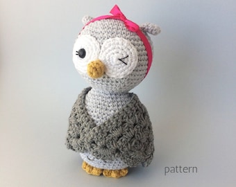 Elly | Amigurumi Owl Pattern, Crochet Owl Pattern, Crochet Owl, Amigurumi Owl, Amigurumi pattern, Crochet Doll Pattern