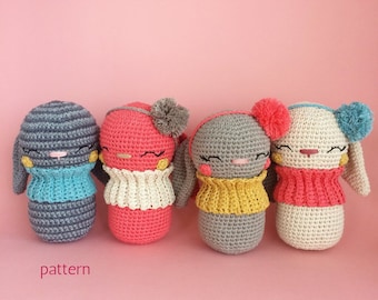 Amigurumi Bunny Pattern, Bunny Crochet Pattern, Crochet Doll Pattern Coco