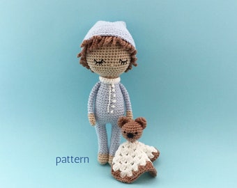 Vincent | Crochet Doll Pattern, Amigurumi Doll Pattern, Amigurumi Boy Pattern, Boy Crochet Doll, PDF, Crochet pattern