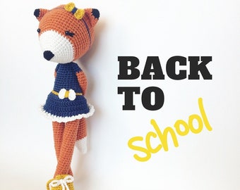 Bianca | Amigurumi Fox Pattern, Crochet Fox Pattern, Crochet Fox, Amigurumi Fox, Amigurumi doll pattern, Crochet Doll Pattern