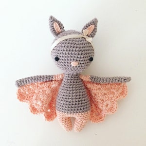 Chloe Crochet Bat Pattern, Amigurumi Bat, Crochet Bat PDF, Amigurumi Bat Pattern, Crochet Doll Pattern, Amigurumi Doll image 3
