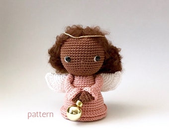 Angie | Crochet Doll Pattern, Amigurumi Angel Pattern, Crochet Angel