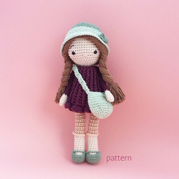 Amigurumi Pattern Crochet Doll Abigail Amigurumi Doll PDF Pattern