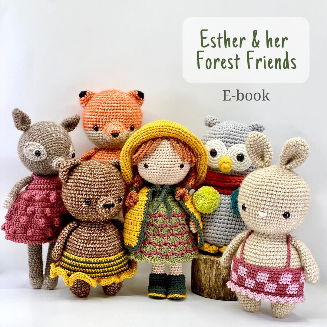 Amigurumi Toy Bundle, Amigurumi Doll Pattern, Crochet Toy Pattern,  Amigurumi E-book, Amigurumi Teddy, Bunny, Fox 