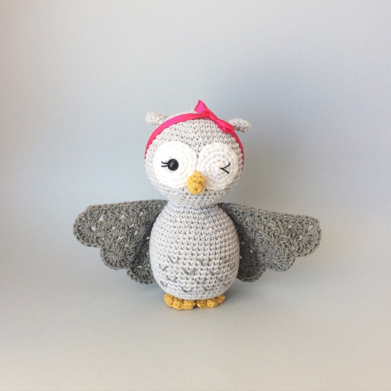 Elly Amigurumi Owl Pattern, Crochet Owl Pattern, Crochet Owl, Amigurumi Owl, Amigurumi pattern, Crochet Doll Pattern image 2