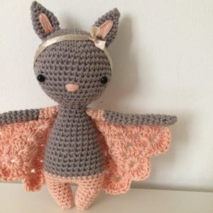 Chloe Crochet Bat Pattern, Amigurumi Bat, Crochet Bat PDF, Amigurumi Bat Pattern, Crochet Doll Pattern, Amigurumi Doll image 5