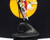 Nightmare before Christmas Wedding Cake topper Sally Jack DISNEY Halloween Funny or Glasses, or knife set or Guest Book