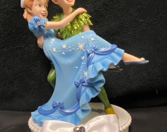 Peter Pan & Wendy Wedding cupcake Cake Topper Groom top Magical Centerpiece Engagement, shower Birthday Anniversary