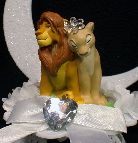 Lion King Circle Of Love Wedding Cake Topper Lot Glasses Etsy Ireland