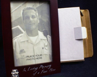 Police Officer Memorial Wood Picture Photo Frame Hero policeman