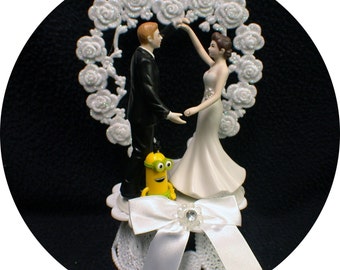 Despicable Me Minion Wedding Cake Topper First Dance Groom top child son daughter Family funny