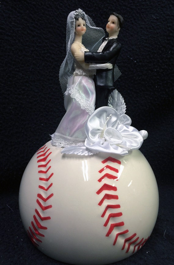 Baseball Softball Wedding Cake Topper Fans Top Base ball ...