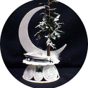SALE Sail boat sailing Wedding Cake Topper ocean Sea Beach Tropical star fish Nature Groom top