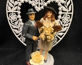 Captain Picard Dr Beverly Crusher .  Star Trek Wedding Cake Topper Groom top