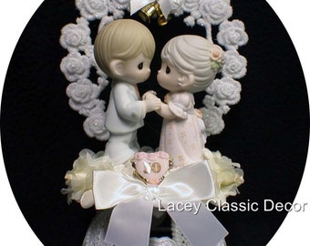 50 Anniversary Wedding Cake Topper Precious Moment 50th Figurine Ornament