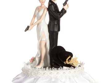 Super Sexy Western Cowboy Wedding Cake Topper Cowboy Cowgirl Farmers seulement Barn Country Western Wedding Cake Topper drôle groom top