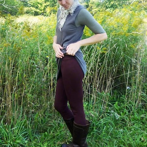 Mid Gewicht Merino Wolle Leggings 100 Prozent Wolle