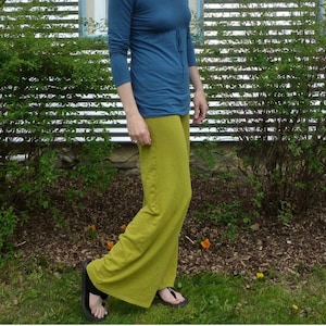 Organic Cotton Mid Weight Wide Leg Pants image 4