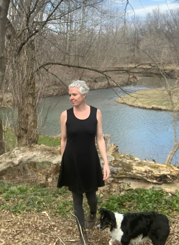 Lightweight Merino Wool Fit and Flare Dress – Custom Made USA