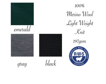 Softest EVER Light Weight 100% Wool Fabric sold by the half yard