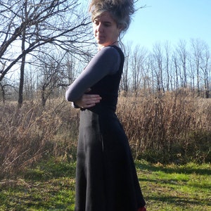 Mid Weight 100% Merino Wool Tank Sweater Dress image 1